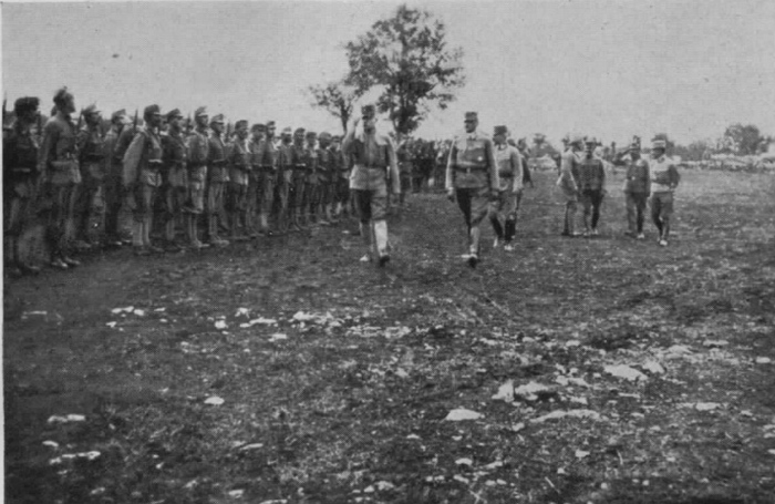 FML Gabriel Kommandant der 48. InfDiv beim Regiment 73, Juli 1917