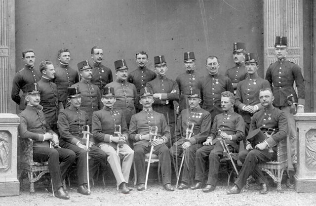 Offizierkorps des IR 73, Prag 1908