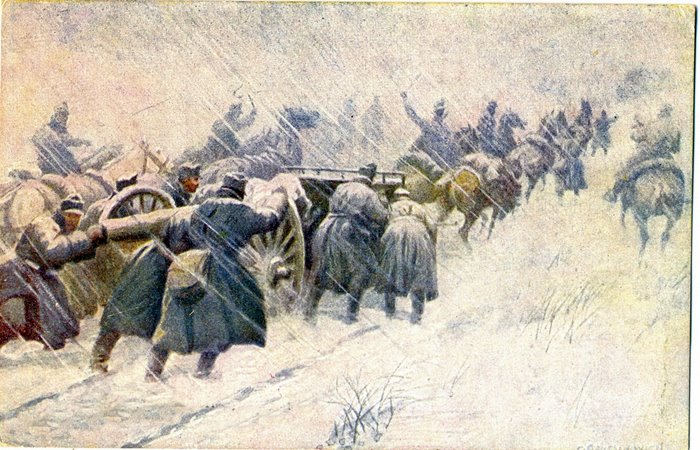 Vormarsch Serbien 1914