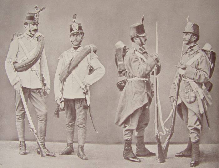 k.k. Infanterie, um 1860