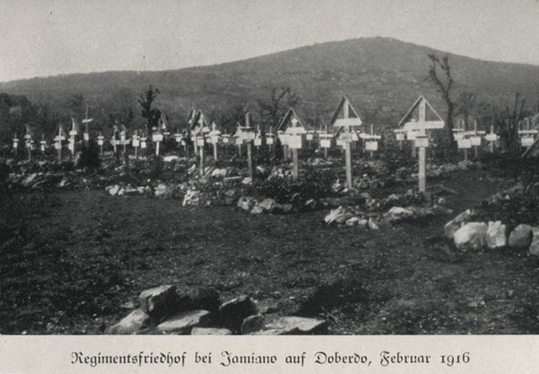 Regimentsfriedhof k.u.k. IR 73 auf Doberdo/ Italien