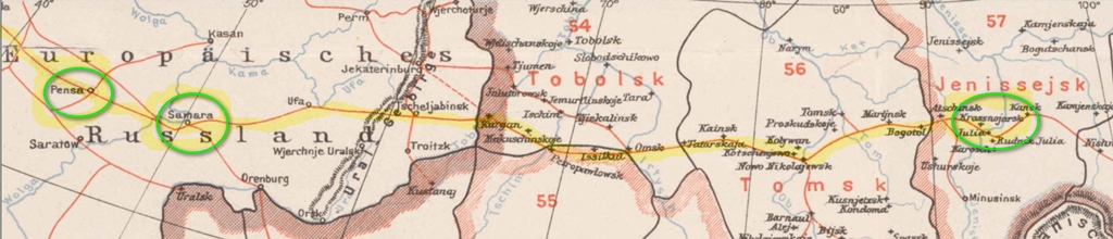 Prison camps along Trans Siberian Railroad